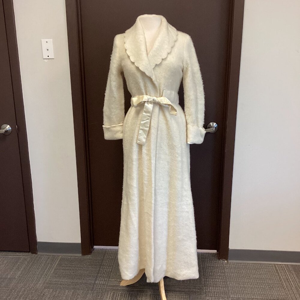 Vintage 1960s Christian Dior Mohair Long Robe